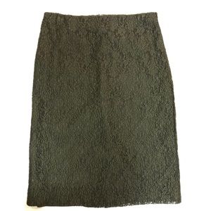 Ann Taylor Midi Lace Dress Skirt